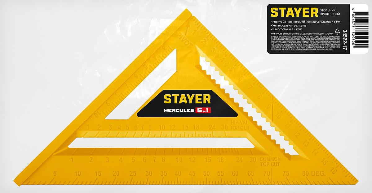STAYER 170 мм, 5-в-1, универсальный кровельный пластиковый угольник (34522-17) фото 9