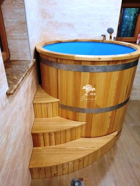 Купель с пластиком круглая №13 фото 1