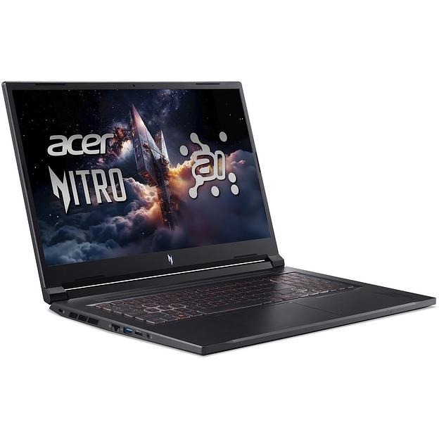 Ноутбук Acer Nitro V 17 AI ANV17-41-R9Q9 AMD Ryzen 7 260/16Gb/SSD1Tb/RTX5060 8Gb/17.3"/IPS/QHD/2560x1440/165Hz/NoOS/Black (NH.QYVCD.007) фото 5