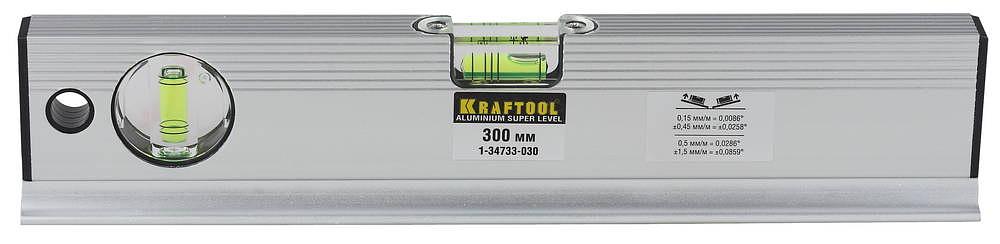 KRAFTOOL ACU-VIEW, 4 в 1, 300 мм, компактный уровень для горизонтальных измерений и уклонов (1-34733-030) фото 1