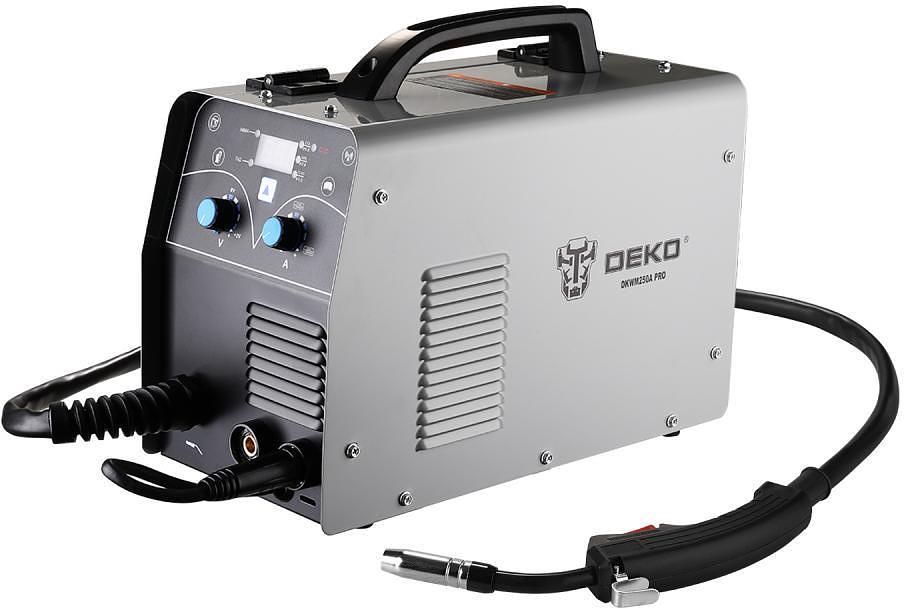 Сварочный полуавтомат Deko DKWM250A MIG-MAG/ММА 7кВт фото 2
