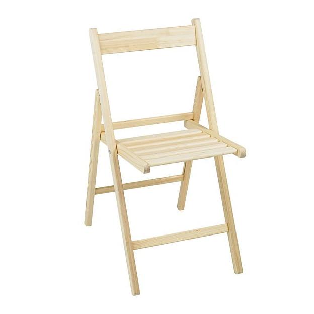 Стул раскладной берёза фото 1