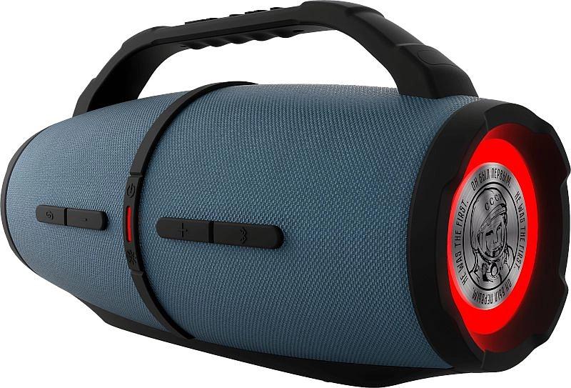 Колонка порт. Ural Гагарин ГР-007 синий 60W 2.2 BT/3.5Jack/USB 10м 5000mAh (УРАЛ ГР-007 СИНИЙ) фото 1