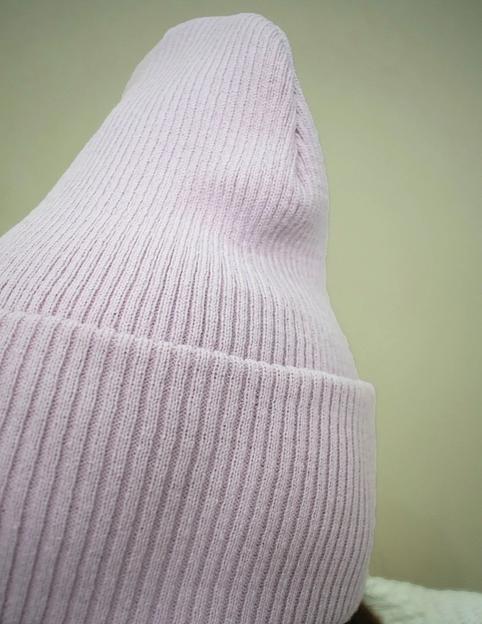 Шапка лопата пудра ОПТ фото 4