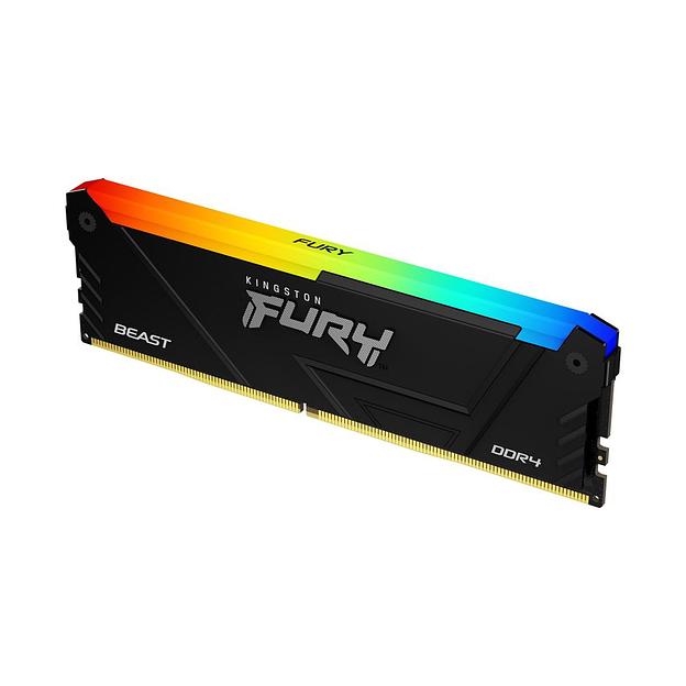 16GB DDR4 3200MHz DIMM FURY Beast Black RGB XMP KF432C16BB2A/16 CL16, 1.35V 288-pin Non-ECC фото 2