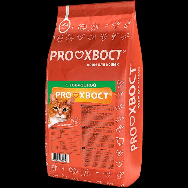 Сухой корм для кошек Прохвост «Говядина», 10 кг ОПТ фото 1
