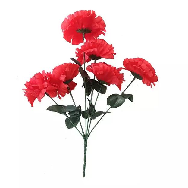 Букет гвоздик 6 голов 34см 233-586 фото 1