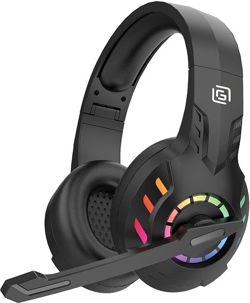 Наушники с микрофоном Оклик HS-L420G черный 1.5м мониторные BT оголовье (1939799) фото 1