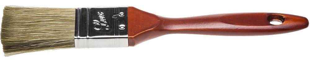 STAYER LASUR-LUX, 25 мм, 1″, смешанная щетина, деревянная ручка, для высокотекучих ЛКМ, плоская кисть (01051-025) фото 1