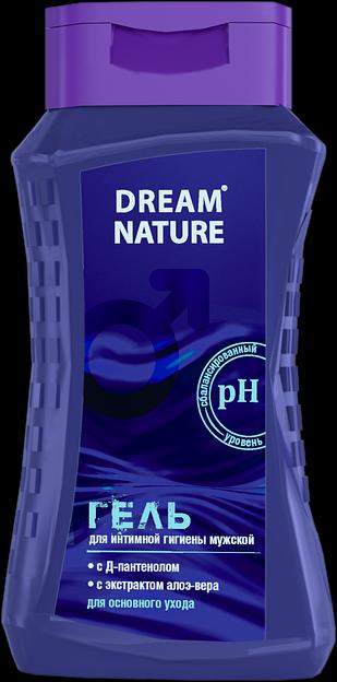 Гель для интимной гигиены мужской с Д-пантенолом и экстрактом Алоэ вера Dream Nature, 250 мл фото 1