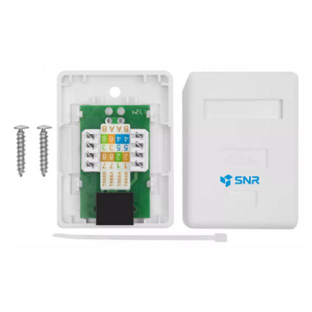 Розетка накладная 1хRJ45 (SNR-SMB-2108A) фото 2