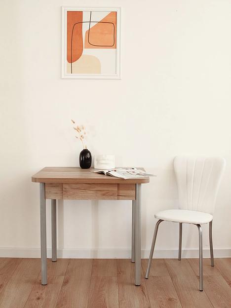 Стол ломберный ЛДСП раскладной с ящиком ОПТ фото 4