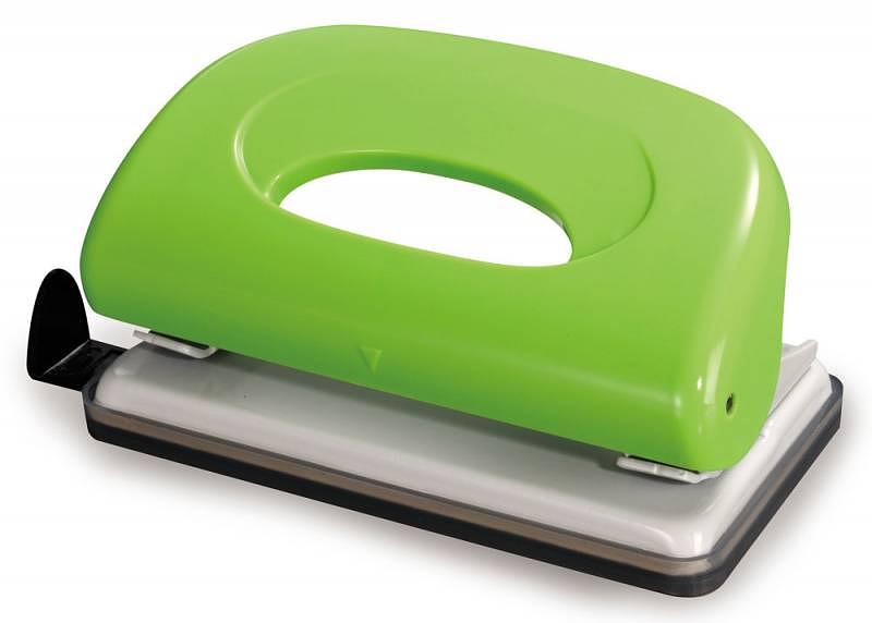 Дырокол Kw-Trio Dolphin 091X9 макс.:10лист. пластик ассорти отв.:2 с линейкой фото 1