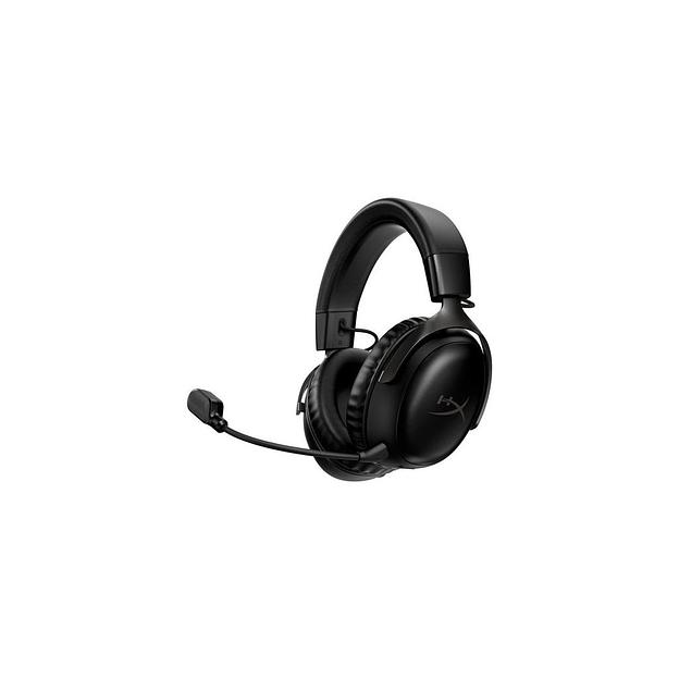 Гарнитура игровая HYPERX Cloud III Wireless, для компьютера и игровых консолей, мониторные, радио, черный [77z45aa] фото 1