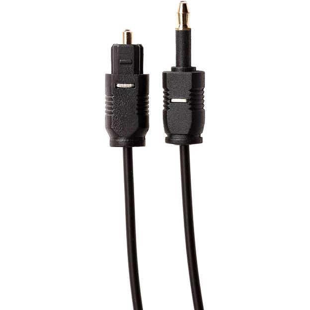 Оптический кабель (Toslink)-M -- >(Toslink)-miniM,1m, Telecom VCOM Кабель Telecom Toslink (m)/Toslink mini (m) - 1 м (TOC2023-1M) фото 2