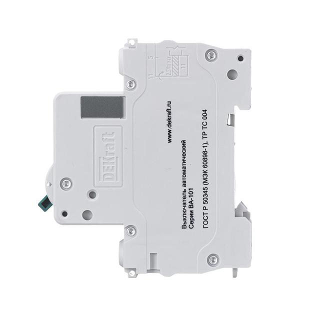 Автоматический выключатель DEKraft 11059DEK ВА101 1Р C 50A 4 5кА фото 3