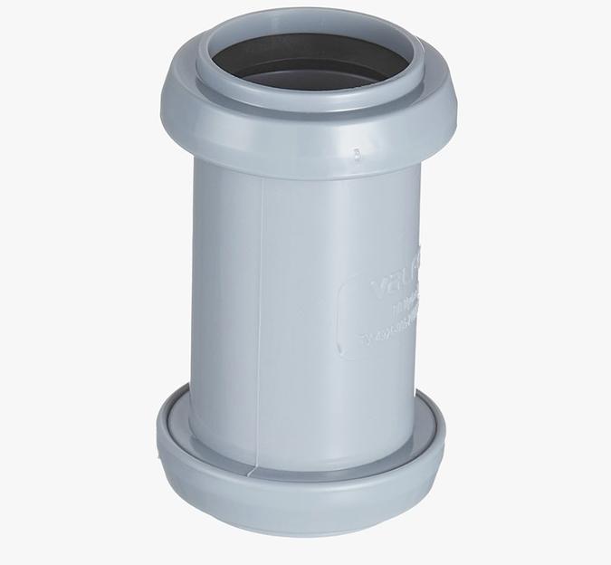 Муфта двухраструбная 32мм для внутренней канализации фото 1