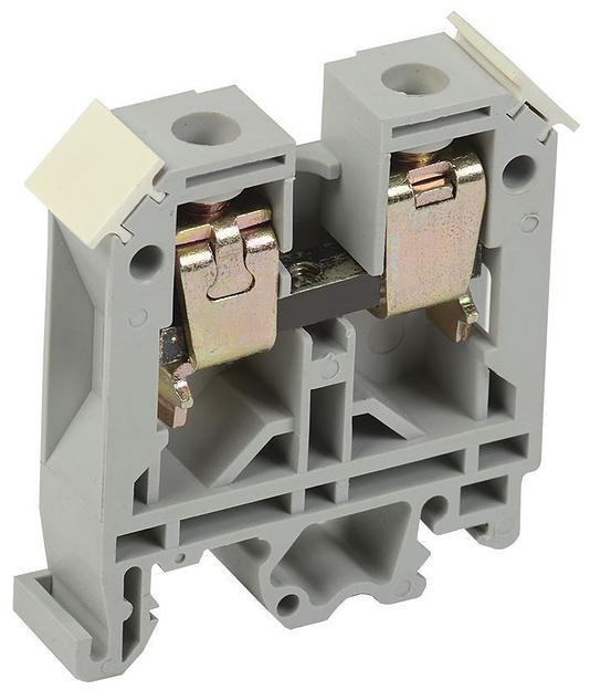 Клемма ЗНИ-6 мм.кв. серый фото 1