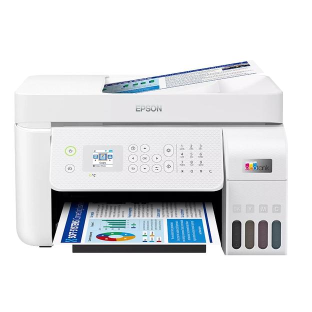 МФУ струйный Epson EcoTank L5296 (C11CJ65411) A4 WiFi белый фото 1