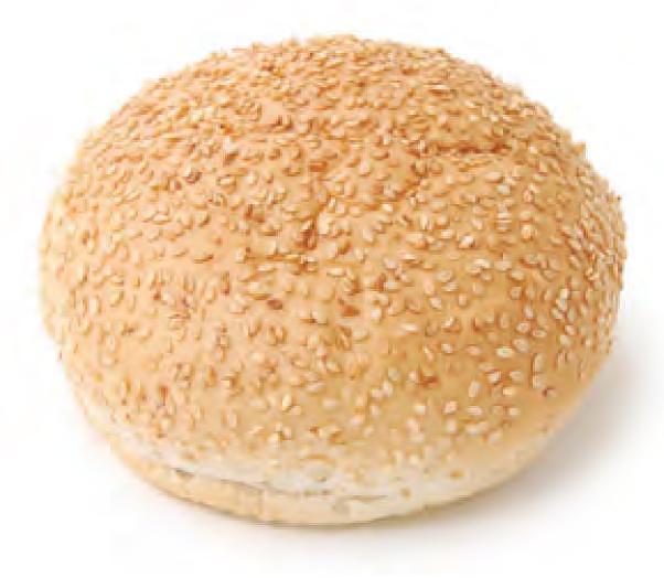 Булочка для гамбургера с кунжутом, 100г ОПТ фото 1
