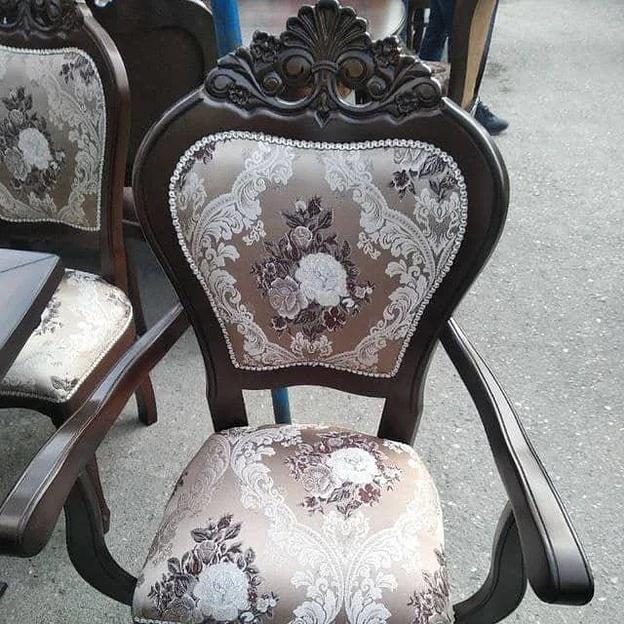 Стул для гостиной, деревянный с мягкой обивкой сиденья, под заказ фото 4