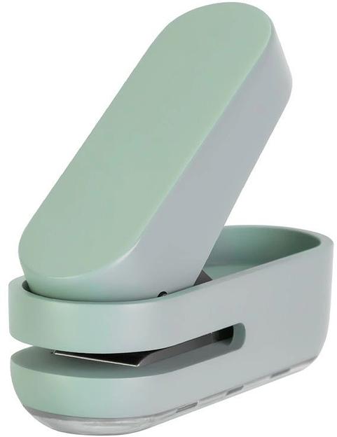 Дырокол Deli NS088green макс.:10лист. пластик зеленый отв.:1 фото 1