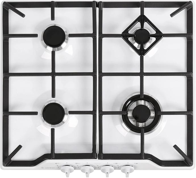 Газовая варочная поверхность Gefest ПВГ 1212-02 белый фото 1