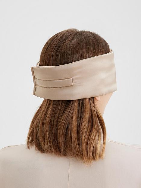 Шёлковая маска для сна Deep Sleep «Cappuccino» ОПТ фото 5