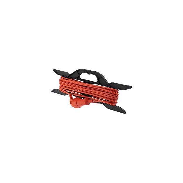 Удлинитель силовой PROCONNECT ПВС, розеток 1шт, 2x0.75 кв.мм, 6A, 10м, ПВС, рамка пластиковая, оранжевый [11-7111] фото 1