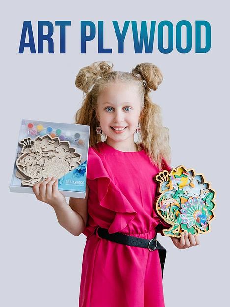 Набор для творчества раскраска-антистресс «Павлин» Art Plywood, опт фото 7