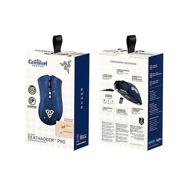 Компьютерная мышь Razer DeathAdder V2 Pro - Genshin Impact Edition RZ01-03350200-R3M1 фото 3