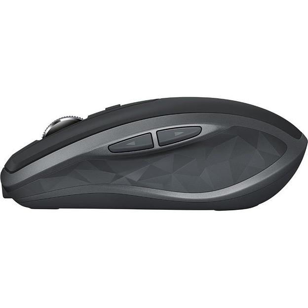 Мышь беспроводная Logitech MX Anywhere 2S Graphite темно-серая, 200-4000 dpi, Bluetooth + 2.4G, 7 кнопок, АКБ до 70 дней, правый хват фото 4