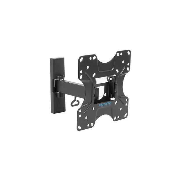 Кронштейн для телевизора Kromax OPTIMA-213, 20-43", настенный, поворот и наклон, черный [29009] фото 1