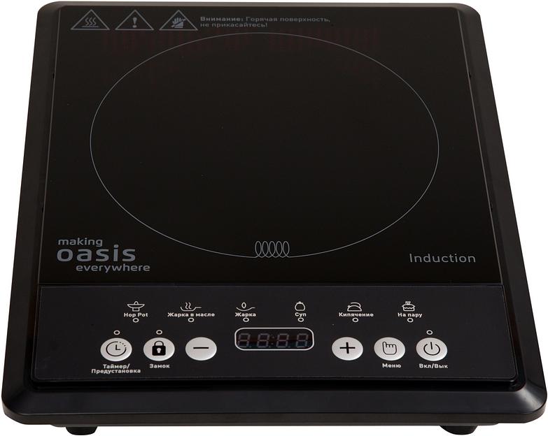 Плита Индукционная Oasis PI-B12SK черный закаленное стекло (настольная) (РI-B12SK) фото 5