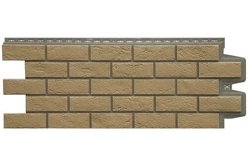 Фасадная панель Grand Line Состаренный кирпич Элит солома фото 1