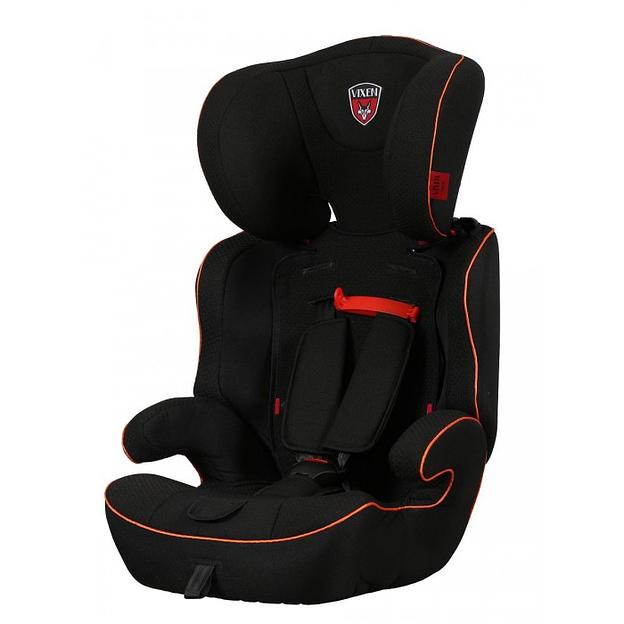 Детское автокресло Vixen «Лазурит мини 1-2-3» цвет черный ОПТ фото 2