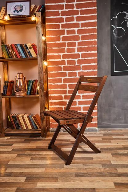  Складной стул Опус, темно-коричневый, опт фото 1