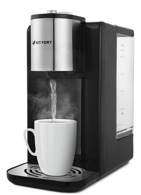 Термопот Kitfort КТ-2502 2.2л. 2600Вт черный/серебристый фото 1