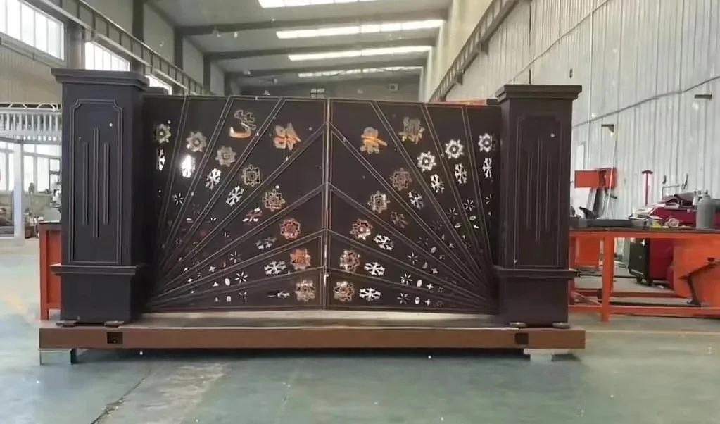 Автоматические веерные ворота «PG-FANGATE» под заказ ОПТ  фото 1