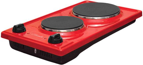 Плита Электрическая Лысьва ЭПБ 22 вишневый эмаль (настольная) фото 1