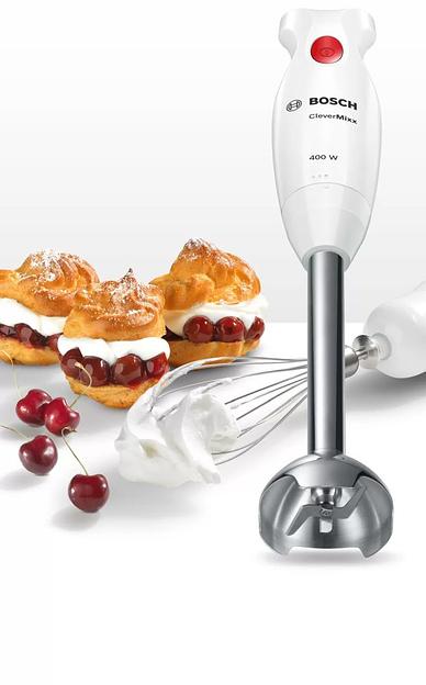 Блендер погружной Bosch MSM24500 400Вт белый фото 1