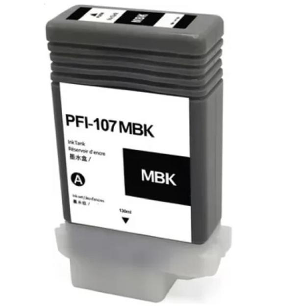 Струйный картридж NV Print PFI-107MBK (NV-6704B001) Matte Black для Canon imagePROGRAF iPF670/680/770 (130 мл) фото 1