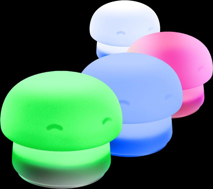 Умный светильник Sber Грибочек настол. белый (SBDV-00127) фото 6