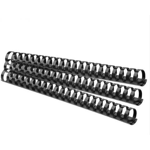 Пружины для переплета 22мм на 210 листов, черный Forofis фото 1