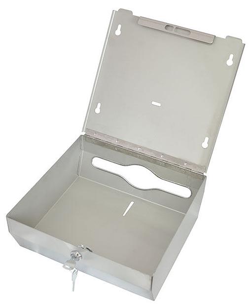 Диспенсер для бумажных полотенец G-teq 8956, до 500 л, нержавеющая сталь, хром матовый, с ключом фото 4