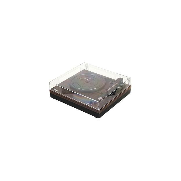 Виниловый проигрыватель Ritmix LP-340B, частично автоматический, коричневый [80001178] фото 1