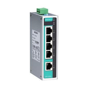 Компактный коммутатор 5 x 10/100BaseTX в металлическом корпусе с расширенным диапазоном температур фото 1