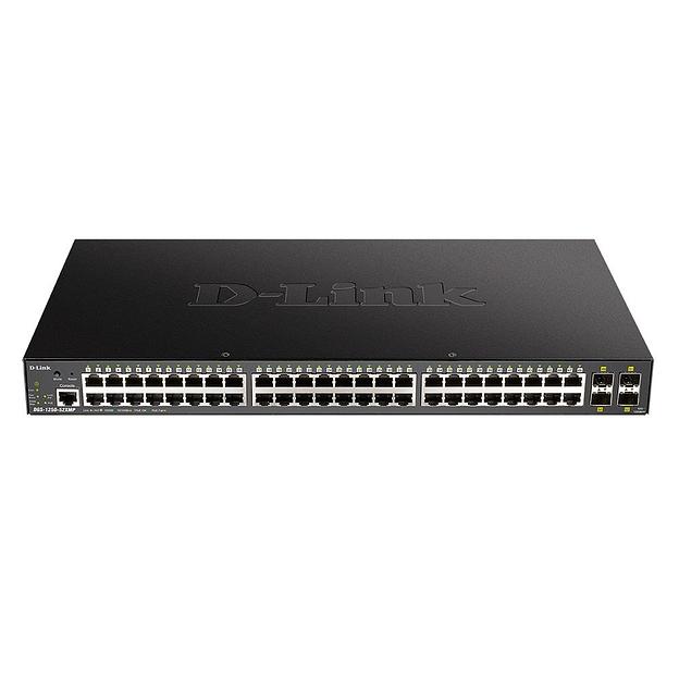 Коммутатор D-Link DGS-1250-52XMP/A1A 48G 4SFP+ 48PoE+ 370W настраиваемый фото 2