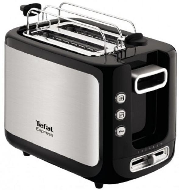 Тостер Tefal TT365031 850Вт серебристый/черный фото 2