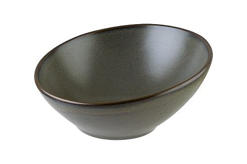 Салатник d=220 мм. 850 мл. h=60/105 мм. скошенный край Глоир, форма Ванто /1/6/ фото 1